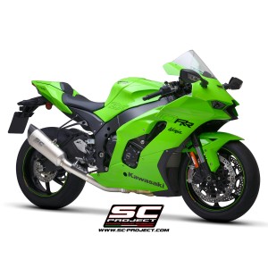 SC Project para KAWASAKI NINJA ZX-10R - RR (2021- 2024) - Escape SC1-R titanio, con supresor de catalizador