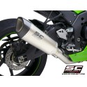 SC Project para KAWASAKI NINJA ZX-10R - RR (2021- 2024) - Escape SC1-R titanio, con supresor de catalizador