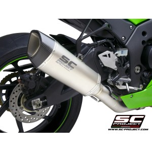 SC Project para KAWASAKI NINJA ZX-10R - RR (2021- 2024) - Escape SC1-R titanio, con supresor de catalizador