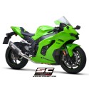 SC Project para KAWASAKI NINJA ZX-10R - RR (2021- 2024) - Escape SC1-R carbono, con supresor de catalizador