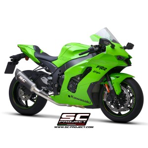 SC Project para KAWASAKI NINJA ZX-10R - RR (2021- 2024) - Escape SC1-R carbono, con supresor de catalizador