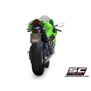SC Project para KAWASAKI NINJA ZX-10R - RR (2021- 2024) - Escape SC1-R carbono, con supresor de catalizador