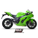 SC Project para KAWASAKI NINJA ZX-10R - RR (2021- 2024) - Escape S1 titanio, con supresor de catalizador