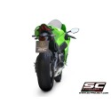 SC Project para KAWASAKI NINJA ZX-10R - RR (2021- 2024) - Escape S1 titanio, con supresor de catalizador