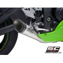 SC Project para KAWASAKI NINJA ZX-10R - RR (2021- 2024) - Escape S1 titanio, con supresor de catalizador