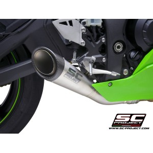 SC Project para KAWASAKI NINJA ZX-10R - RR (2021- 2024) - Escape S1 titanio, con supresor de catalizador