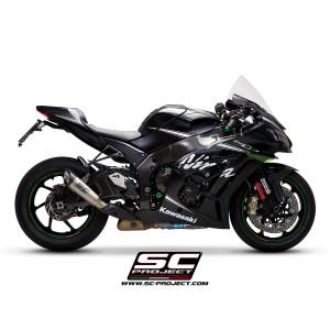 SC Project para KAWASAKI NINJA ZX-10R - RR (2016 - 2020) - Escape S1 titanio
