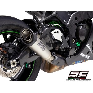SC Project para KAWASAKI NINJA ZX-10R - RR (2016 - 2020) - Escape S1 titanio
