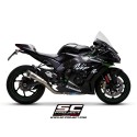 SC Project para KAWASAKI NINJA ZX-10R - RR (2016 - 2020) - Escape S1 titanio, con supresor de catalizador