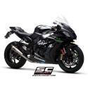 SC Project para KAWASAKI NINJA ZX-10R - RR (2016 - 2020) - Escape S1 titanio, con supresor de catalizador