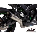 SC Project para KAWASAKI NINJA ZX-10R - RR (2016 - 2020) - Escape S1 titanio, con supresor de catalizador