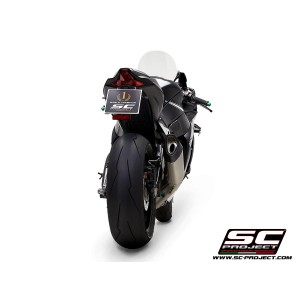 SC Project para KAWASAKI NINJA ZX-10R - RR (2016 - 2020) - Escape SC1-R titanio, con supresor de catalizador