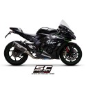 SC Project para KAWASAKI NINJA ZX-10R - RR (2016 - 2020) - Escape SC1-R carbono, con supresor de catalizador