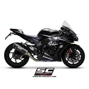 SC Project para KAWASAKI NINJA ZX-10R - RR (2016 - 2020) - Escape SC1-R carbono, con supresor de catalizador