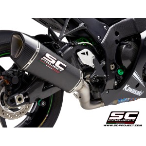 SC Project para KAWASAKI NINJA ZX-10R - RR (2016 - 2020) - Escape SC1-R carbono, con supresor de catalizador