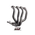 SC Project para KAWASAKI Z900 A2 (2017 - 2020) - Euro 4 - Colectores 4-2-1 acero inoxidable, compatibles con gama específica SC-