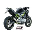 SC Project para KAWASAKI Z900 A2 (2017 - 2020) - Euro 4 - Colectores 4-2-1 acero inoxidable, compatibles con gama específica SC-