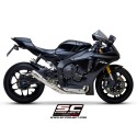 SC Project para YAMAHA YZF R1 Race (2026) - Escape CR-T titanio, con malla antipiedras, con supresor de catalizador