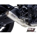 SC Project para YAMAHA YZF R1 Race (2026) - Escape CR-T titanio, con malla antipiedras, con supresor de catalizador