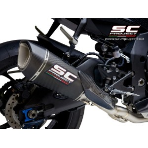 SC Project para YAMAHA YZF R1 (2020 - 2025) - R1M - Escape SC1-R carbono (250 mm), con supresor de catalizador