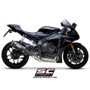 SC Project para YAMAHA YZF R1 (2020 - 2025) - R1M - Escape SC1-R carbono (250 mm), con supresor de catalizador