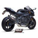 SC Project para YAMAHA YZF R1 (2020 - 2025) - R1M - Escape SC1-R carbono (350 mm), con supresor de catalizador