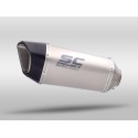 SC Project para YAMAHA YZF R1 (2015 - 2016) - R1M - Escape SC1-R titanio (250 mm), con supresor de catalizador