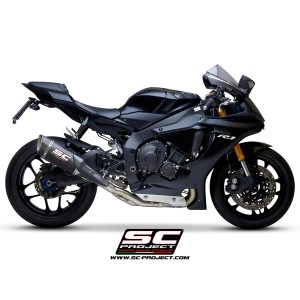 SC Project para YAMAHA YZF R1 (2015 - 2016) - R1M - Escape SC1-R titanio (250 mm), con supresor de catalizador