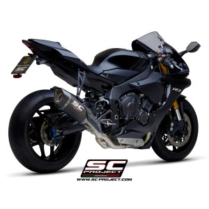 SC Project para YAMAHA YZF R1 (2015 - 2016) - R1M - Escape SC1-R titanio (250 mm), con supresor de catalizador