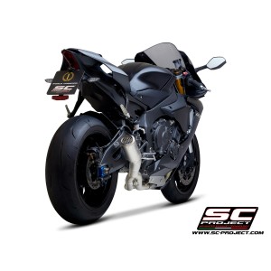SC Project para YAMAHA YZF R1 (2015 - 2016) - R1M - Escape CR-T titanio, con malla antipiedras, con supresor de catalizador
