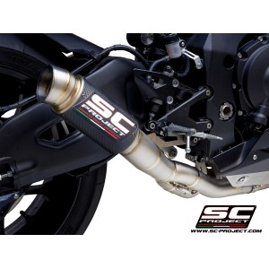 SC Project para YAMAHA YZF R1 (2015 - 2016) - R1M - Escape GP70-R carbono, con supresor de catalizador