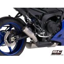 SC Project para YAMAHA YZF R9 (2025 - 2026) - Línea de escape completa 3-1 acero inoxidable, con escape CR-T titanio , con malla