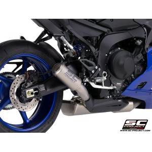 SC Project para YAMAHA YZF R9 (2025 - 2026) - Línea de escape completa 3-1 acero inoxidable, con escape CR-T titanio , con malla