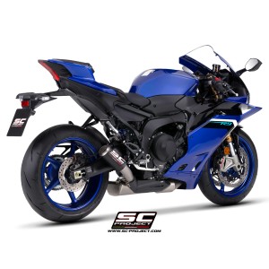 SC Project para YAMAHA YZF R9 (2025 - 2026) - Línea de escape completa 3-1 acero inoxidable, con escape CR-T carbono , con malla