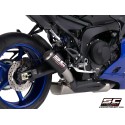 SC Project para YAMAHA YZF R9 (2025 - 2026) - Línea de escape completa 3-1 acero inoxidable, con escape CR-T carbono , con malla