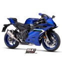 SC Project para YAMAHA YZF R9 (2025 - 2026) - Línea de escape completa 3-1 acero inoxidable, con escape SC1-R titanio