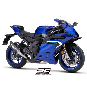 SC Project para YAMAHA YZF R9 (2025 - 2026) - Línea de escape completa 3-1 acero inoxidable, con escape SC1-R carbono