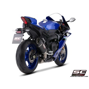 SC Project para YAMAHA YZF R9 (2025 - 2026) - Línea de escape completa 3-1 acero inoxidable, con escape SC1-R carbono