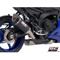 SC Project para YAMAHA YZF R9 (2025 - 2026) - Línea de escape completa 3-1 acero inoxidable, con escape SC1-R carbono