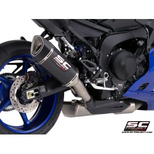 SC Project para YAMAHA YZF R9 (2025 - 2026) - Línea de escape completa 3-1 acero inoxidable, con escape SC1-R carbono