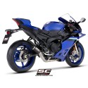 SC Project para YAMAHA YZF R9 (2025 - 2026) - Línea de escape completa 3-1 titanio, con escape CR-T carbono, con malla antipiedr