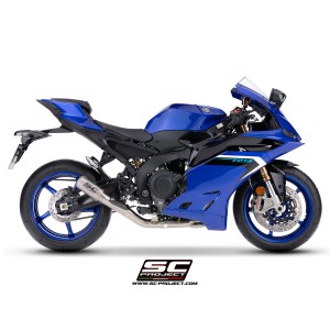 SC Project para YAMAHA YZF R9 (2025 - 2026) - Línea de escape completa 3-1 titanio, con escape CR-T titanio, con malla antipiedr