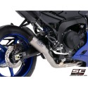 SC Project para YAMAHA YZF R9 (2025 - 2026) - Línea de escape completa 3-1 titanio, con escape CR-T titanio, con malla antipiedr