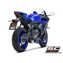 SC Project para YAMAHA YZF R7 (2021 - 2025) - Línea de escape completa 2-1 acero inoxidable, con escape S1 acero inoxidable