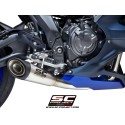 SC Project para YAMAHA YZF R7 (2021 - 2025) - Línea de escape completa 2-1 acero inoxidable, con escape S1 acero inoxidable