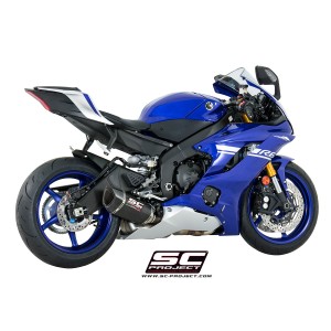 SC Project para YAMAHA YZF R6 (2017 - 2020) - Escape SC1-R carbono