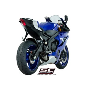 SC Project para YAMAHA YZF R6 (2017 - 2020) - Escape S1 titanio