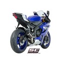 SC Project para YAMAHA YZF R6 (2017 - 2020) - Escape CR-T carbono, posición alta