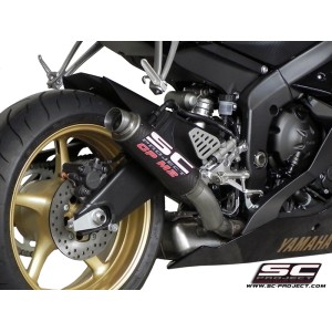 SC Project para YAMAHA YZF R6 (2006 - 2016) - Escape GP-M2 carbono, posición alta