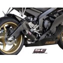 SC Project para YAMAHA YZF R6 (2006 - 2016) - Escape GP-M2 carbono, posición baja